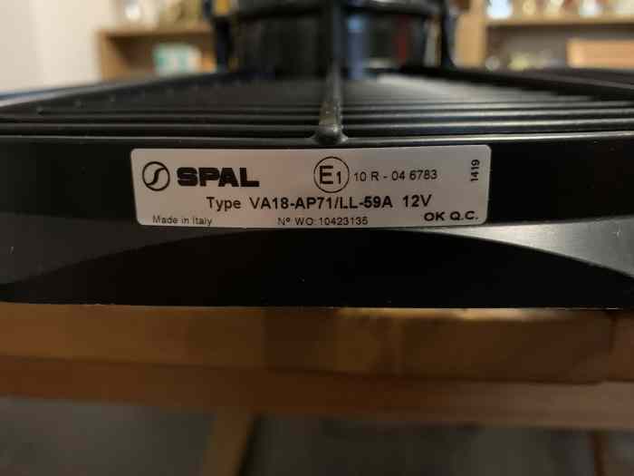 Ventilateur SPAL 385mm 1