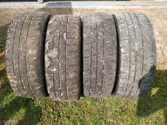 4 jantes peugeot ouragan 4x108 16 pouces + 4 hankook T 72 190x600R16 . 2