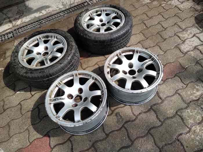 205 Speedline Rims Jantes speedline Peugeot 106 s16 rallye 205 gti - pièces et voitures de ...