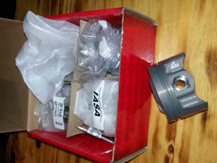Kit pistons forgés IASA dia 78.00 pour moteur TU 1400 course course 0
