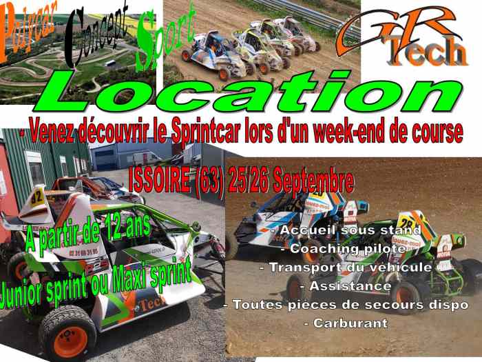 Location junior/maxi sprint challenge seac/corac issoire 0