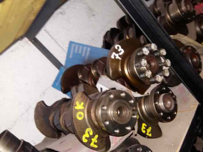 Vilebrequin moteur XU5 ( 205 gti 1.6 ) course 73mm