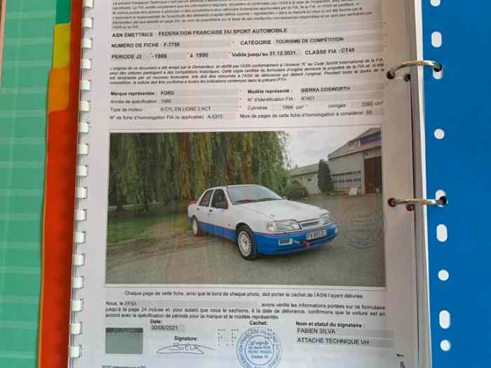 Ford Sierra Cosworth avec PTH VHC 2