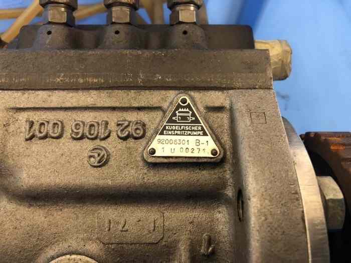 Pompe injection KUGELFISCHER 6 Cylindres 1