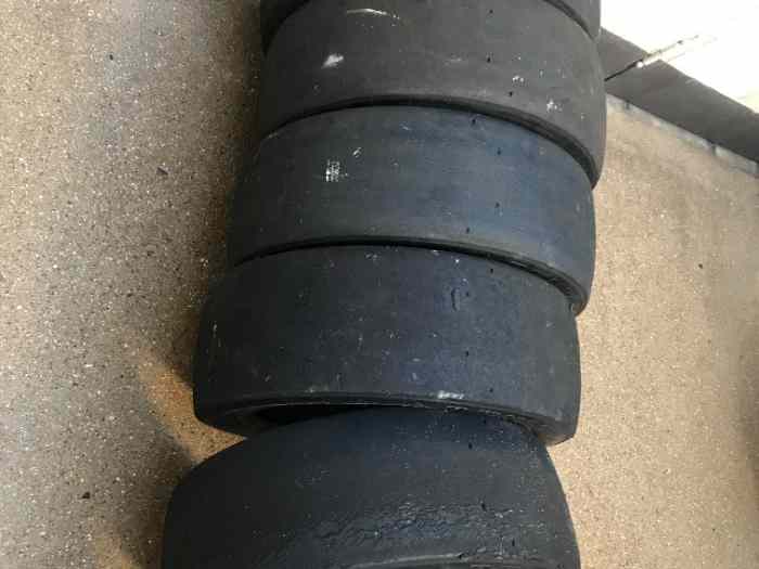 Slicks Clio Cup 205/620-17 DUNLOP usure 70% 3