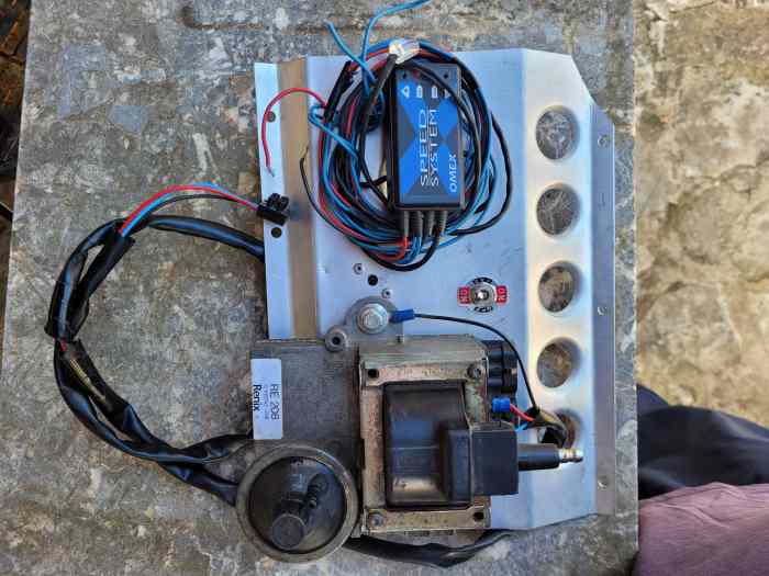 Platine double allumage R11 Turbo GrA + AEI RE208 + LIMITEUR OMEX 0