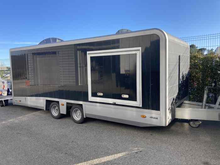 Remorque fermée Reycar - 100% Aluminium - Treuil électrique 1