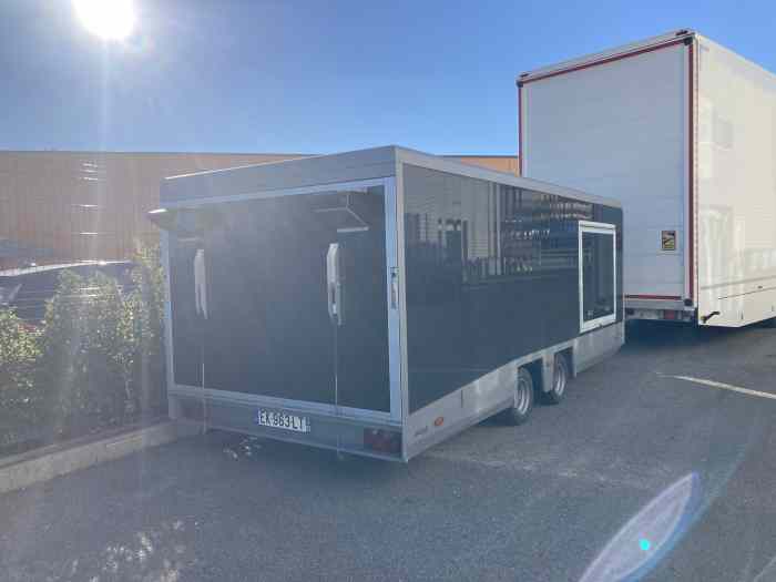 Remorque fermée Reycar - 100% Aluminium - Treuil électrique 4