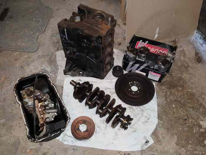 Bas moteur AX GTI pistons Forgé