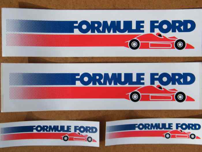 Formule FORD France kit de 4 stickers années 80/90 Neufs 1