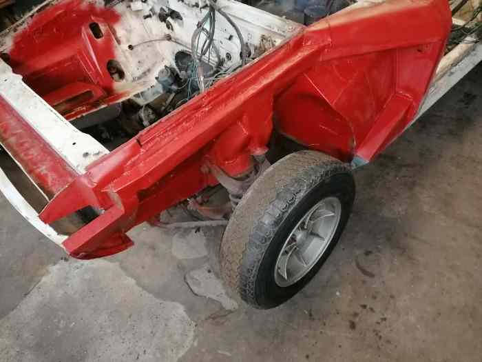 Fiat 124 spider de 1967 châssis AS 3