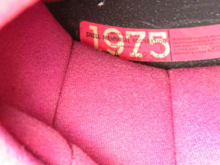 SHOEI S-12 Vintage 1975 idem Bell F1 Idéal réplique casque CEVERT / STEWART .. 4