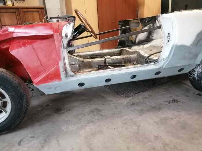 Fiat 124 spider de 1967 châssis AS 0