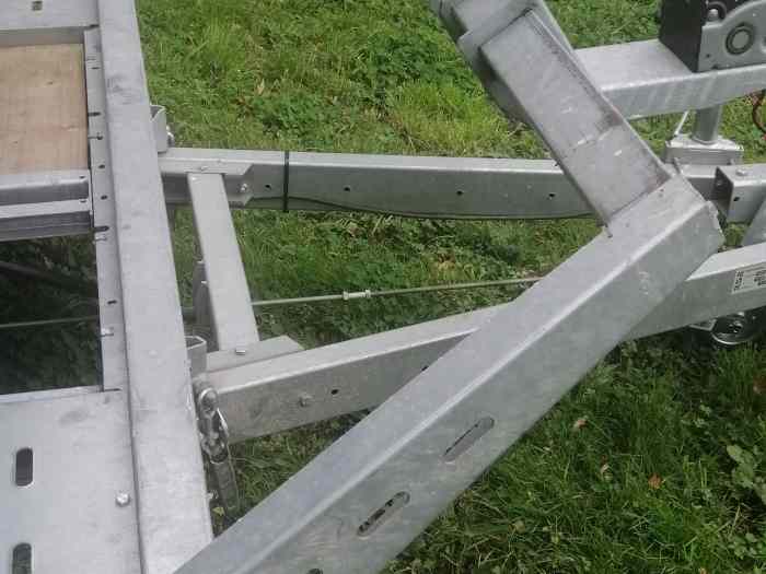 Remorque plateau Satellite 1500kg 2