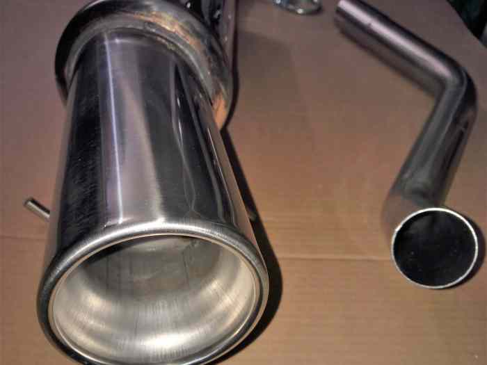 Silencieux Prowler inox pour Renault Megane I coupé et cab 1