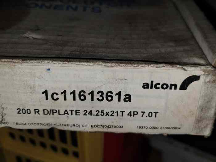 Disque embrayage Alcon