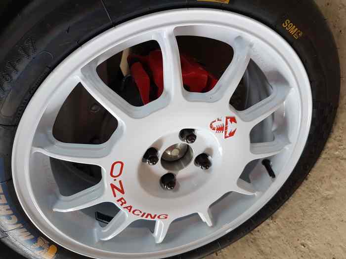 5 jantes OZ RACING 500 abarth assetto corse neuve 2