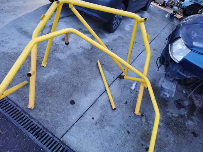 arceau omp à boulonner homologué FIA avec fiche renault clio williams 16s 3