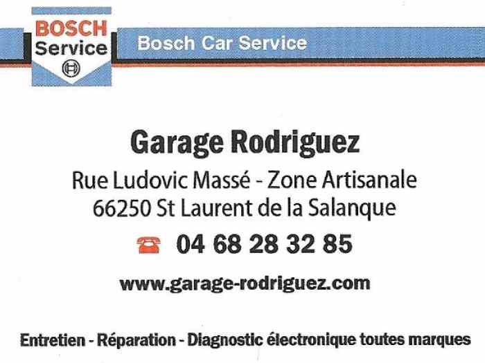 Le Garage RODRIGUEZ à St LAURENT DE LA SALANQUE ( 66 ) cherche mécanicien