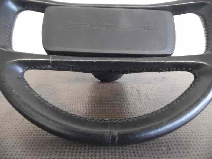 VOLANT CUIR NOIR 94434708402 PORSCHE 924 & 944 2
