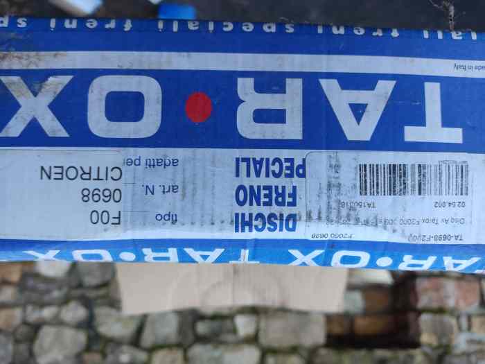 Disques de freins AV ventilés, rainurés TAROX F2000 - 283 x 22 mm pour Peugeot 306 S16 2