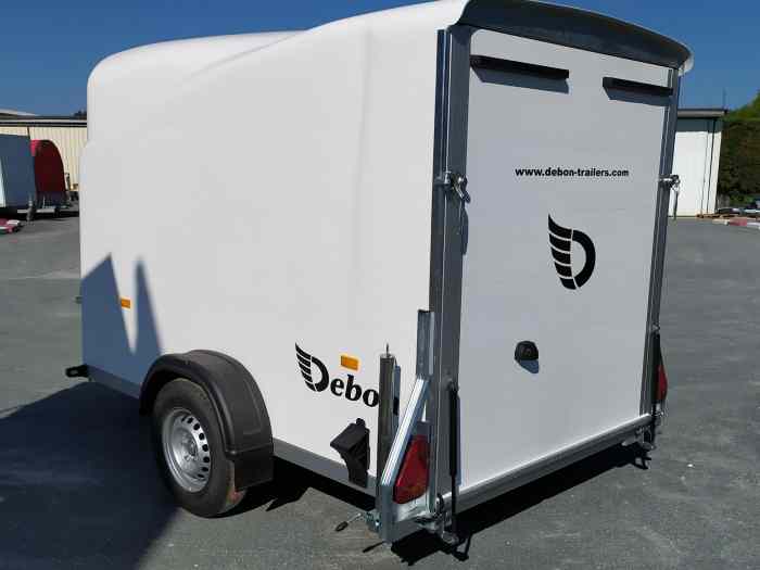 Remorque Debon cargo 1300 blanc + porte 1