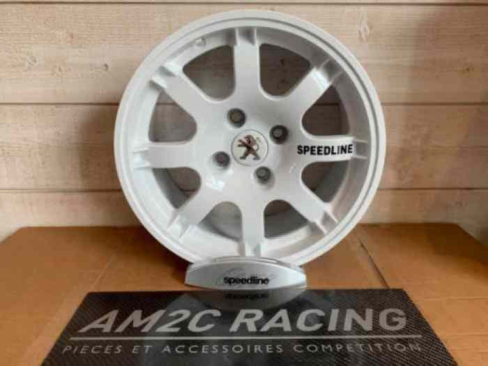 4 jantes SPEEDLINE PTS SL 434+4 caches peugeot 2