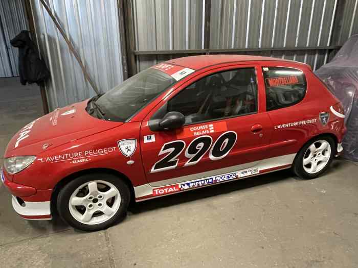 Véritable PEUGEOT 206 S16 RPS ex Usine Montbéliard / Sochaux