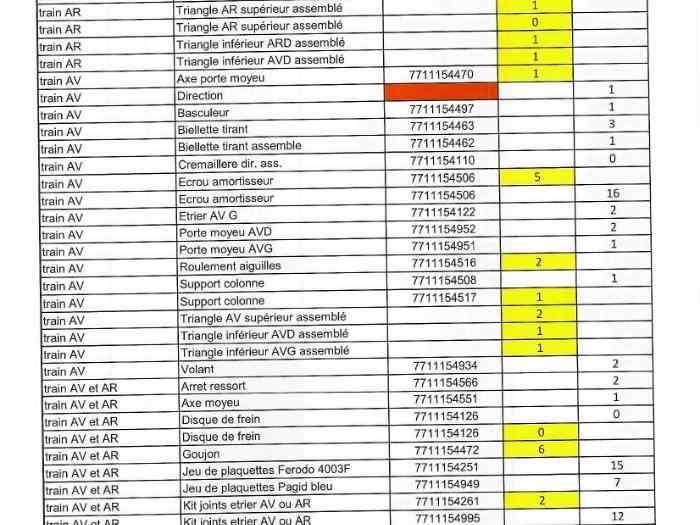 Pieces détachées FR2000 3