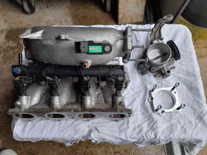 Plenum admission c2 vts + cale + papillon clio rs1