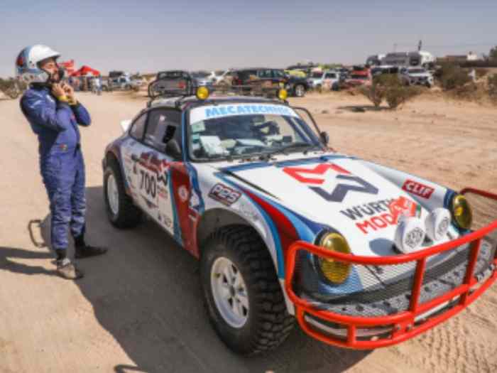 Porsche 911 Safari 3ème H2 place Dakar classic 2022 2