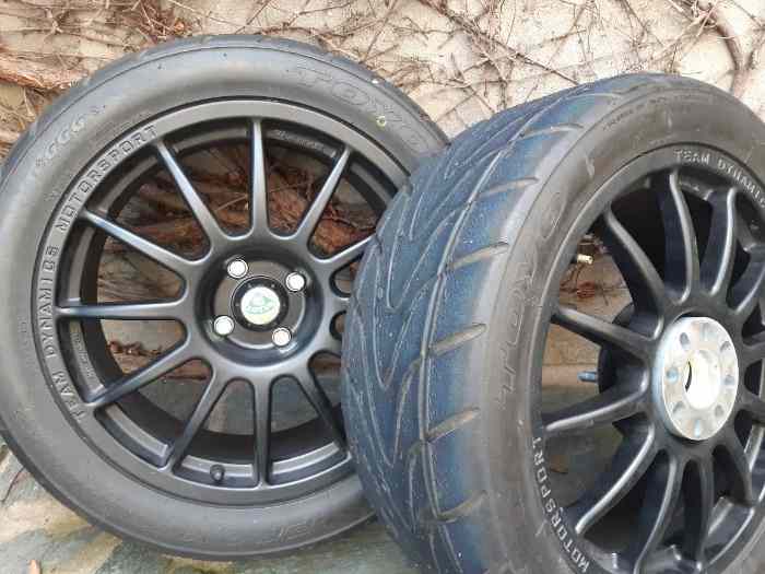Pièces Lotus Elise S2 Rover et Toyota, jantes, pneus, plaquettes, larini 3