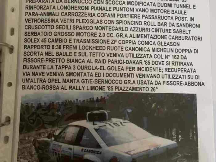Opel Manta Ex Paris/Dakar de 1976 2