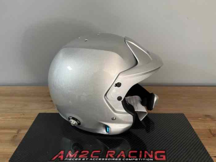 DESTOCKAGE CASQUE STILO VENTI WRC RALLYE COMPOSITE GRIS ARGENT 1