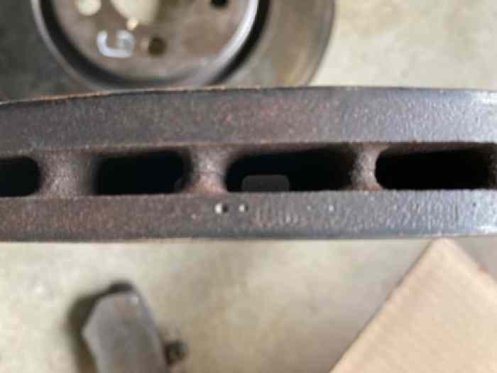 2 DISQUES FREINS AV GOLF 3 GTI VRAIS GROUPE N OMP 288X25 TBE 1