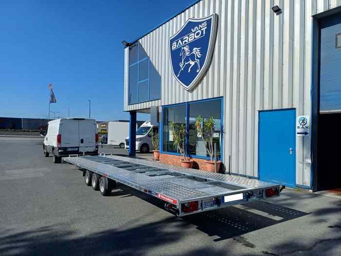 Plateau 8.50m 2 voitures 2