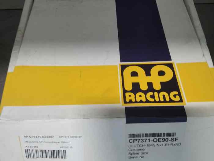 Mécanisme embrayage AP RACING 1
