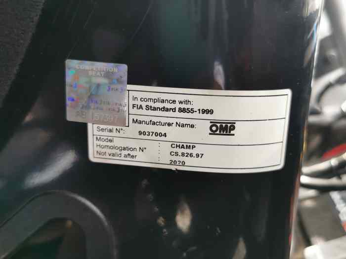Bacquet omp 2