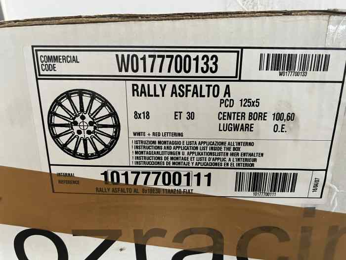 OZ Racing Aloy Wheels 18 1
