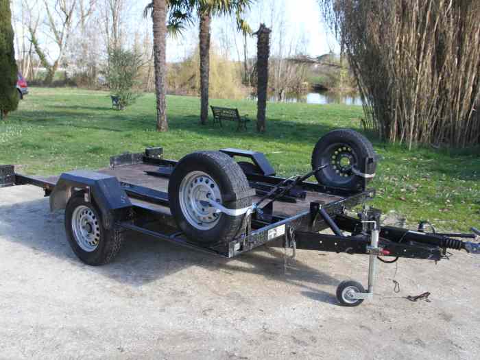 Plateau basculant 1400 kg pour Kart cross ou grosses motos 4