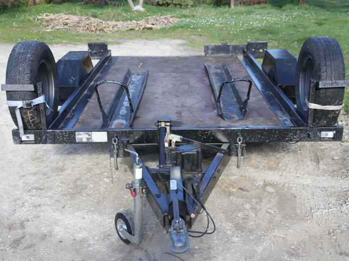 Plateau basculant 1400 kg pour Kart cross ou grosses motos 0