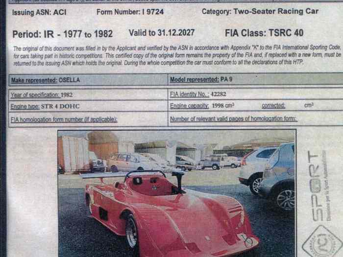OSELLA PA 9 ANNO 1982 3
