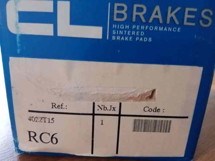 Plaquettes CL brakes Brembo 406 V6 1
