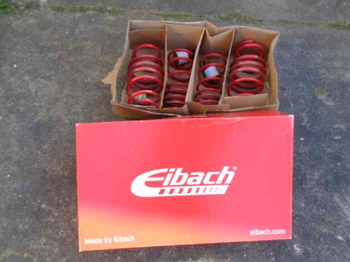 Ressorts Abaissement Eibach PRO-KIT - Pour Golf, Octavia, Leon - Abaissement 15-40 Mm Avant / 10-30 Mm Arrière - 8