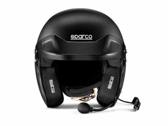 CASQUE JET FIA SPARCO RJ-I NOIR/MOUSSES NOIRES 0