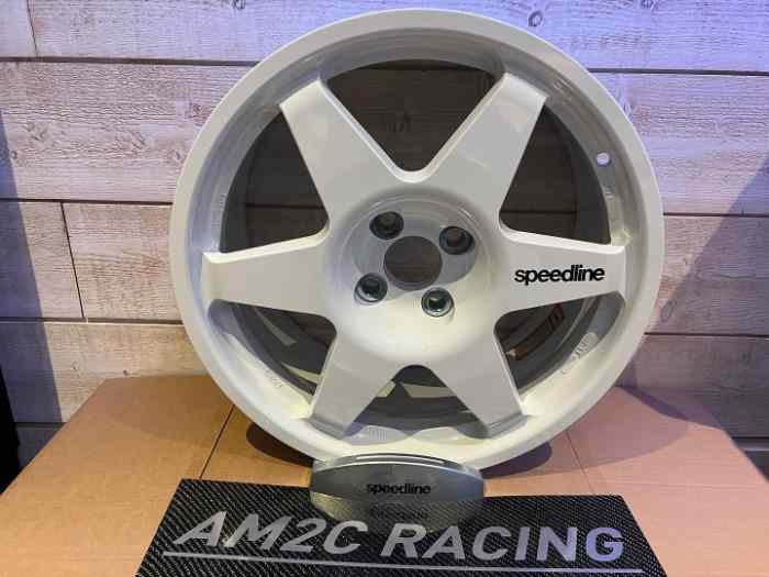 JANTE SPEEDLINE TYPE 2013 C FORD ESCORT/SIERRA COSWORTH 4X108 BLANC 18 POUCES