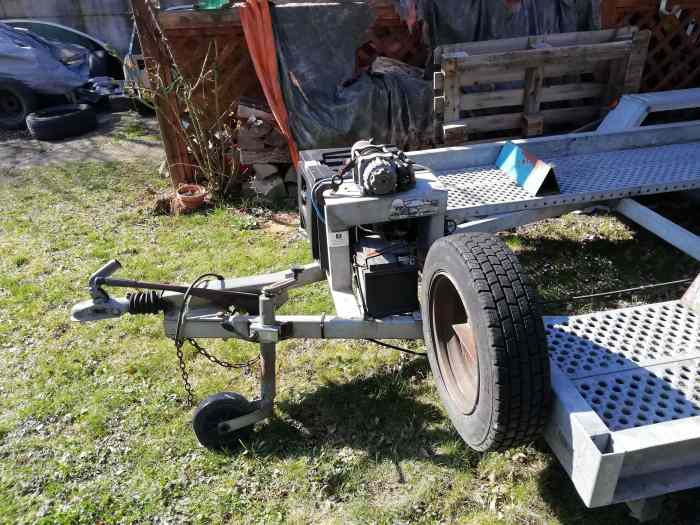 REMORQUE double essieu 1300kg – photo 2 sur 3