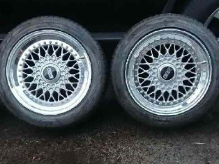 BMW BBS 8jx16 H2 ET20 +9jx16 H2 ET24 KBA Wheels 2