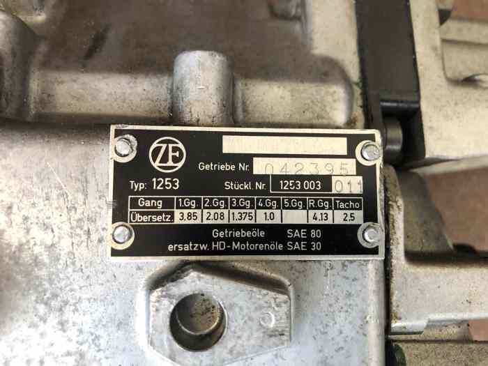 Boîte ZF type 1253 à 4 rapports pour BMW E9 5