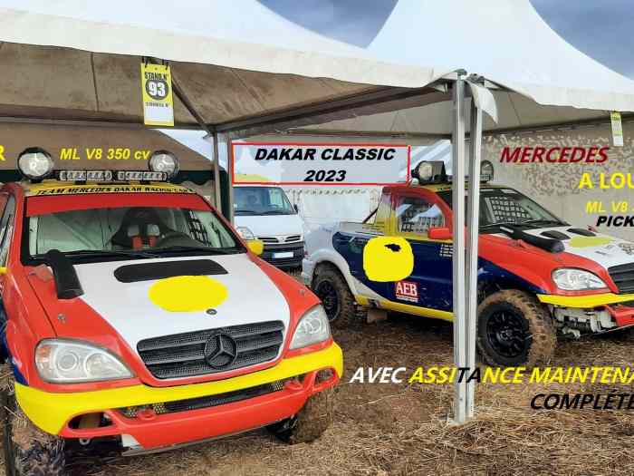 DAKAR CLASSIC 2023 LOCATION MERCEDES ML V8 0